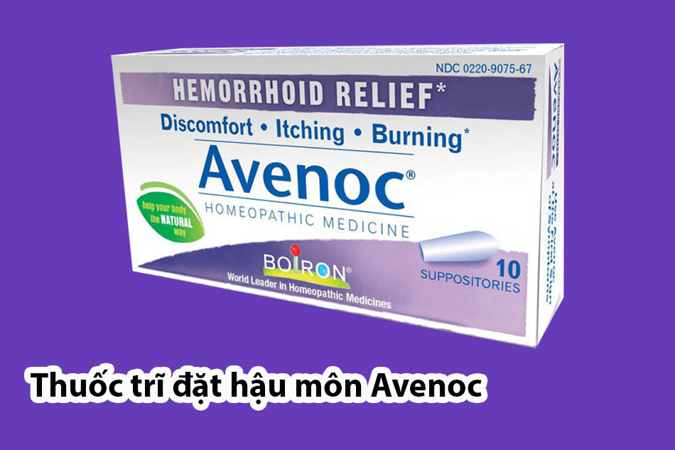 Thuốc trĩ đặt hậu môn Avenoc