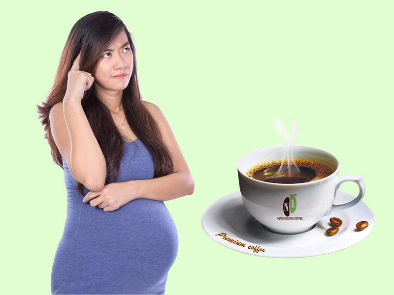 Phụ nữ có thai không nên uống cà phê.