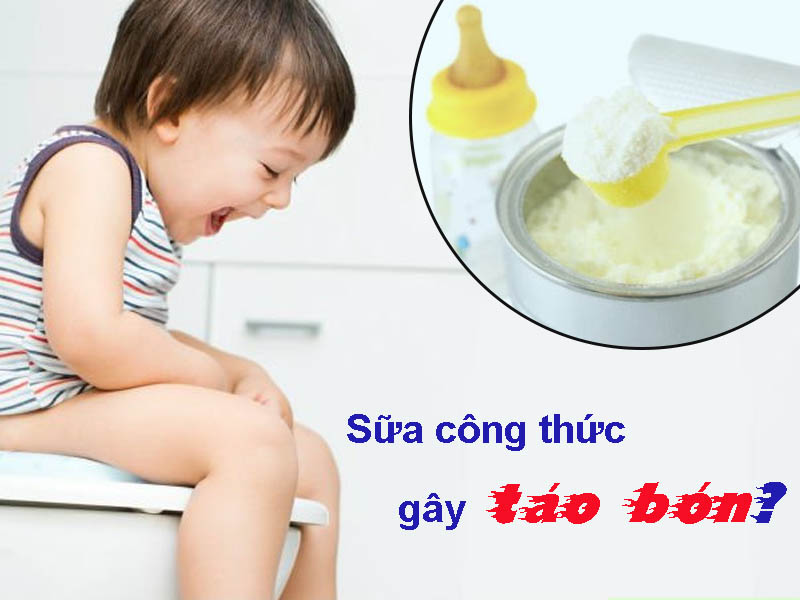 [Chia sẻ] Tại sao trẻ uống sữa công thức bị táo bón ? Pha sữa đúng cách cho trẻ