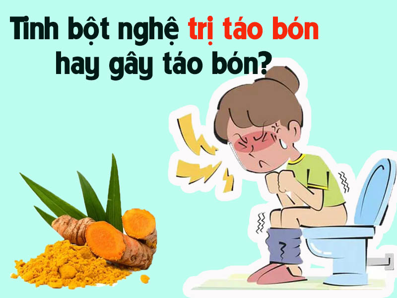 [Chia sẻ] Uống tinh bột nghệ có bị táo bón không? Những ai không nên uống tinh bột nghệ?