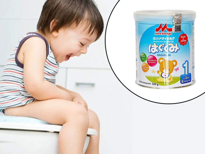 [Chia sẻ] Bé uống sữa Morinaga có bị táo bón không?  Có nên đổi sữa cho bé khi bị táo bón ?