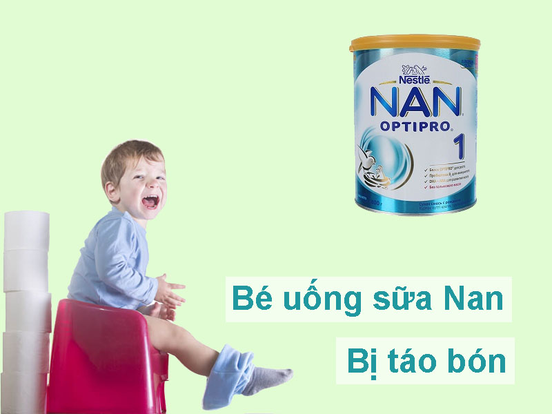 [Chia sẻ] Bé uống sữa Nan có bị táo bón không? Một số lưu ý khi dùng sữa Nan
